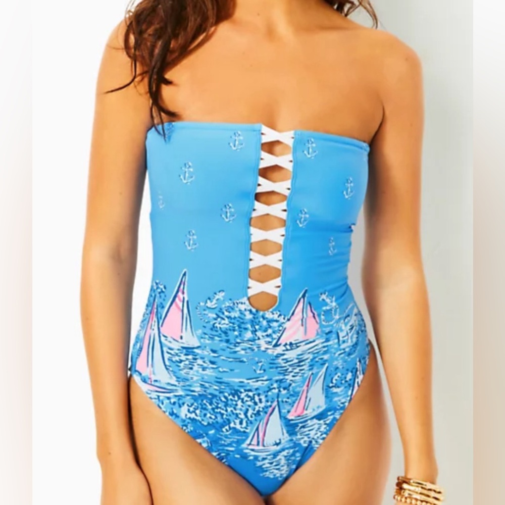 NWT Lilly Pulitzer Novi Swimsuit One Piece 10